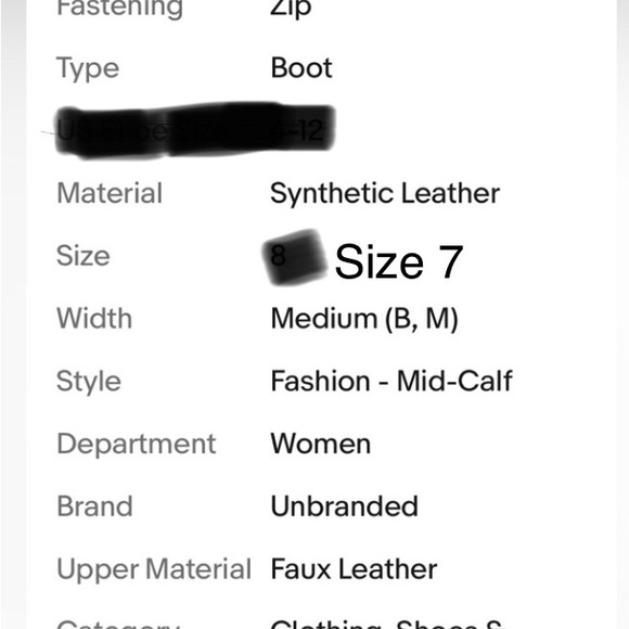 Furcross: Women Calf Boots Studded Round Toe Side Zip Up Thick Heels Punk Gothic - Picture 6 of 16